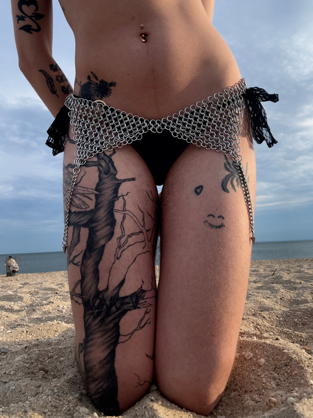 Chainmail Garter Belt