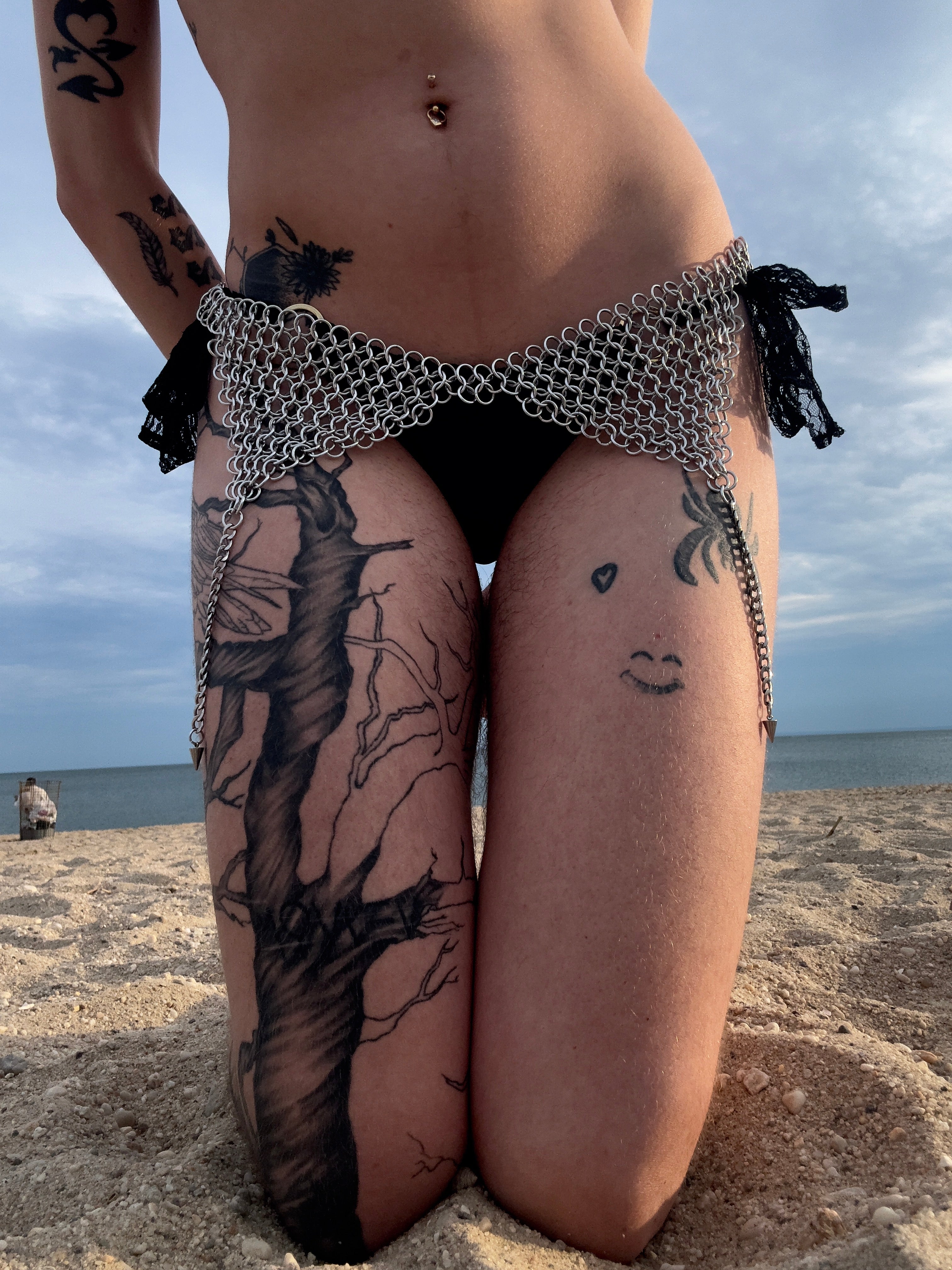 Chainmail Garter Belt